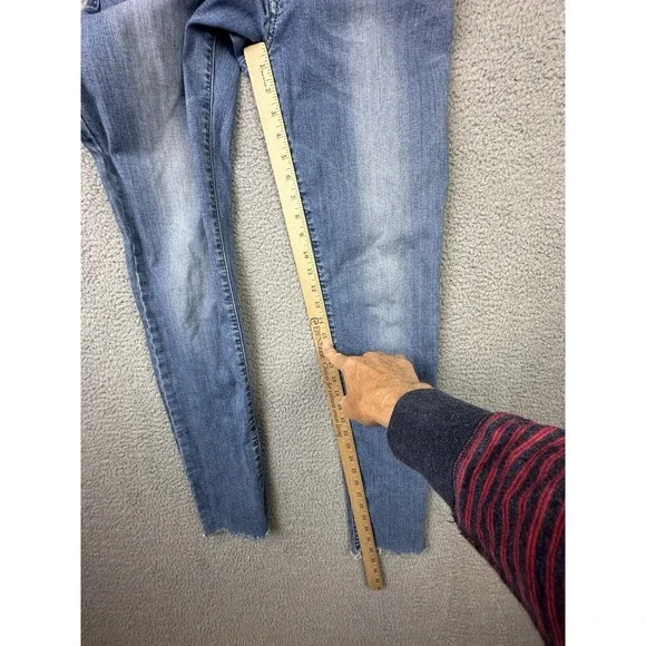 DIESEL Jeans Womens 30x34 (32) Getlegg Slim-Skinny 0884X Stretch Jeans Raw Hem - Picture 14 of 16